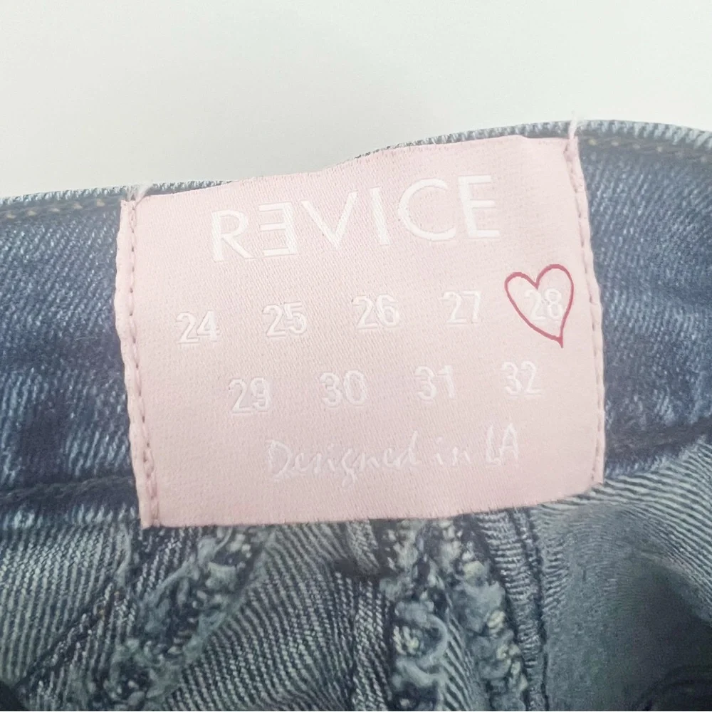 Revice Cali Denim Star Venus Crops Jeans Lightyear Wash NWOT Size 28